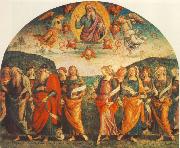 PERUGINO, Pietro The Almighty with Prophets and Sybils Spain oil painting artist